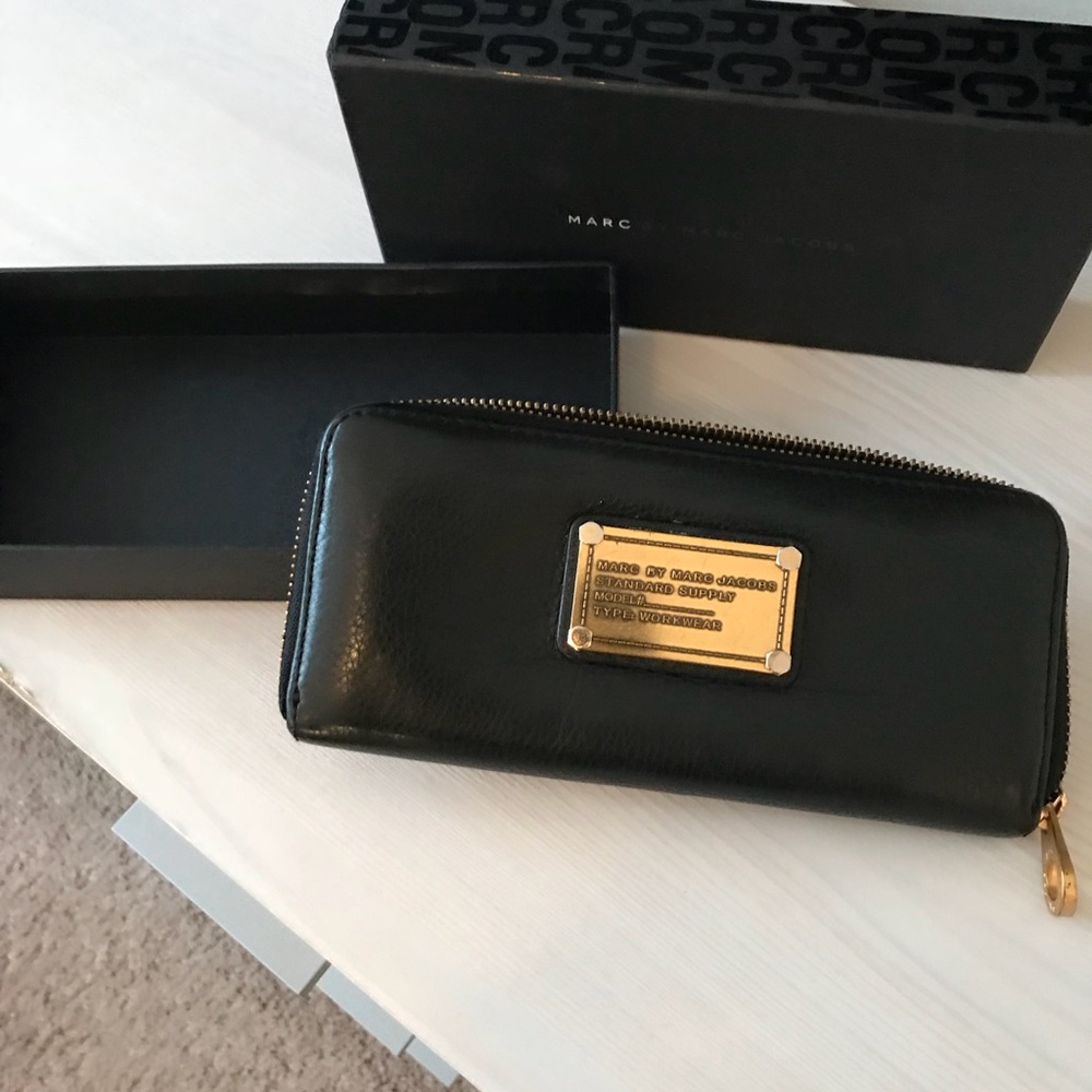 Marc by Marc Jacobs Black Leather Wallet